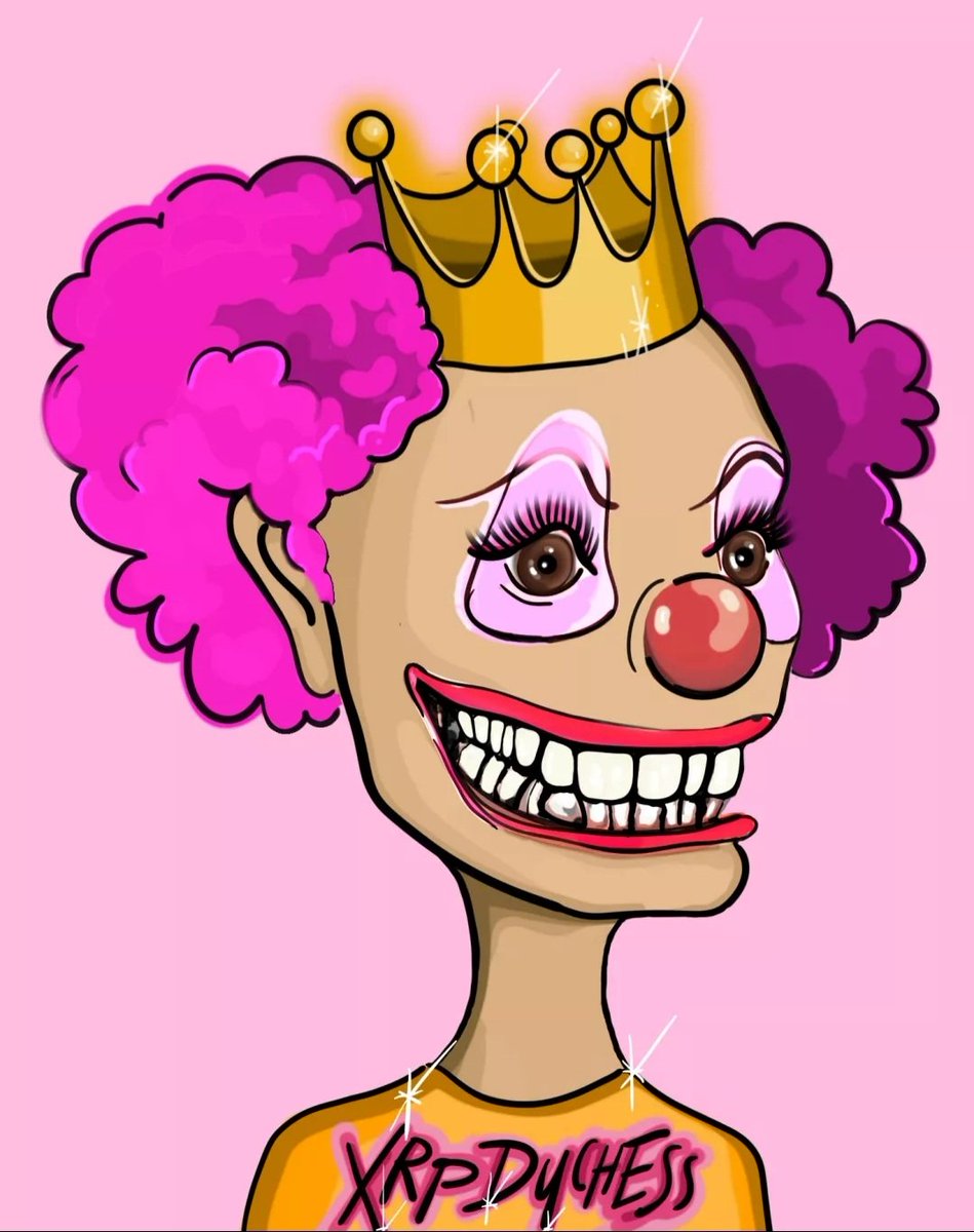 xrpduchess's tweet image. Today I recieved a surprise!  A Customize XCLOWN NFT! 🤡😍😭

To my @xrpl_clown family, I wanted to say a big THANK YOU!!! you really made my day! I am so grateful for being part of the Circus! 🤡❤️💯