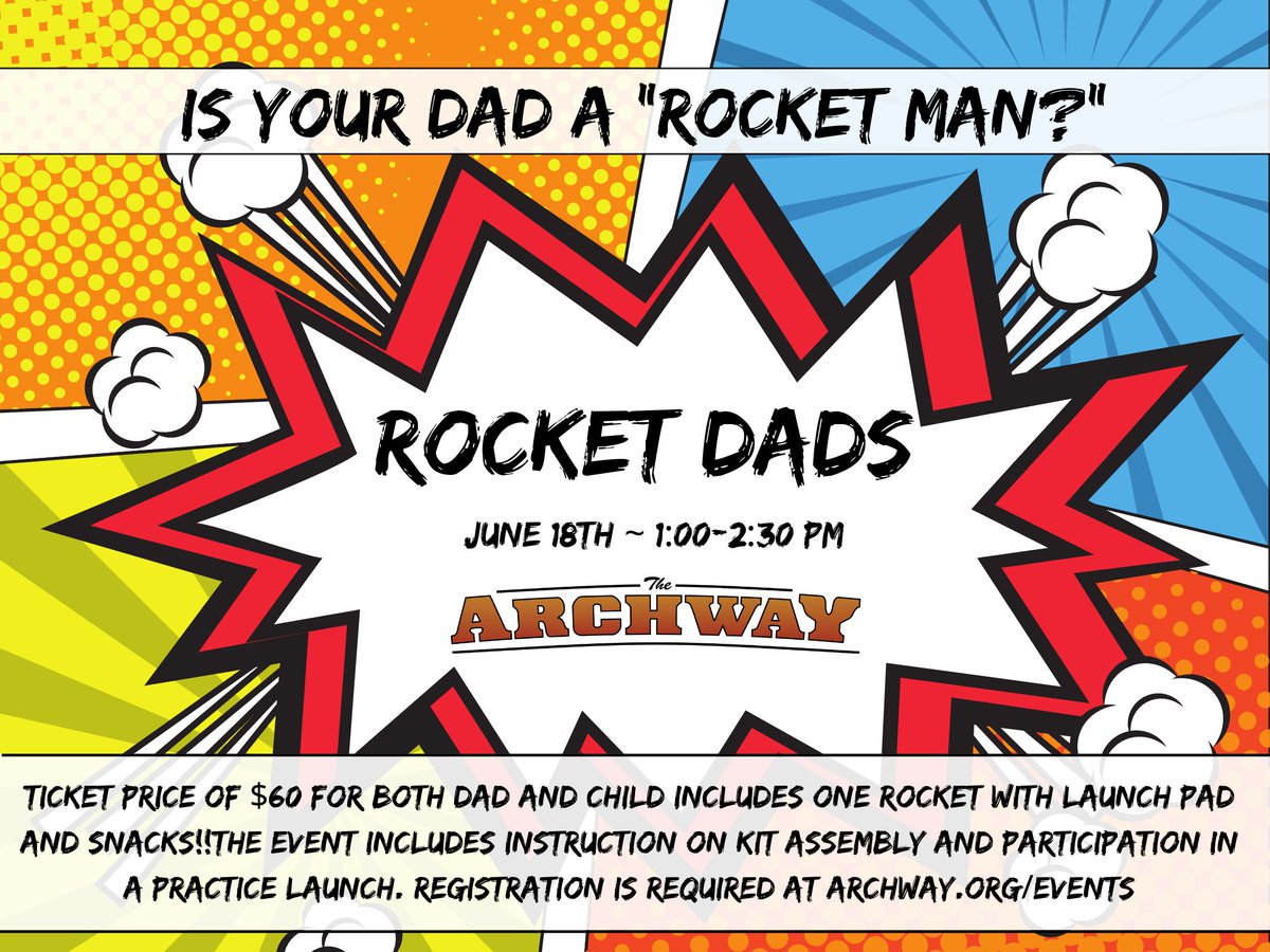 KearneyArchway's tweet photo. Blast off! Mark your calendars for this Saturday, June 18th, for a rockin’ good time at the Archway! https://t.co/94RBVQnZUK