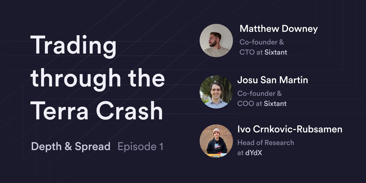 arcus_xyz's tweet photo. We are excited to announce the launch of our new podcast series: Depth and Spread!  We aim to demystify how professional traders do their job and provide insights that are as actionable and concrete as possible.  Visit https://t.co/4uhpLFeyP0 for more details. https://t.co/SVg9hLFpn1