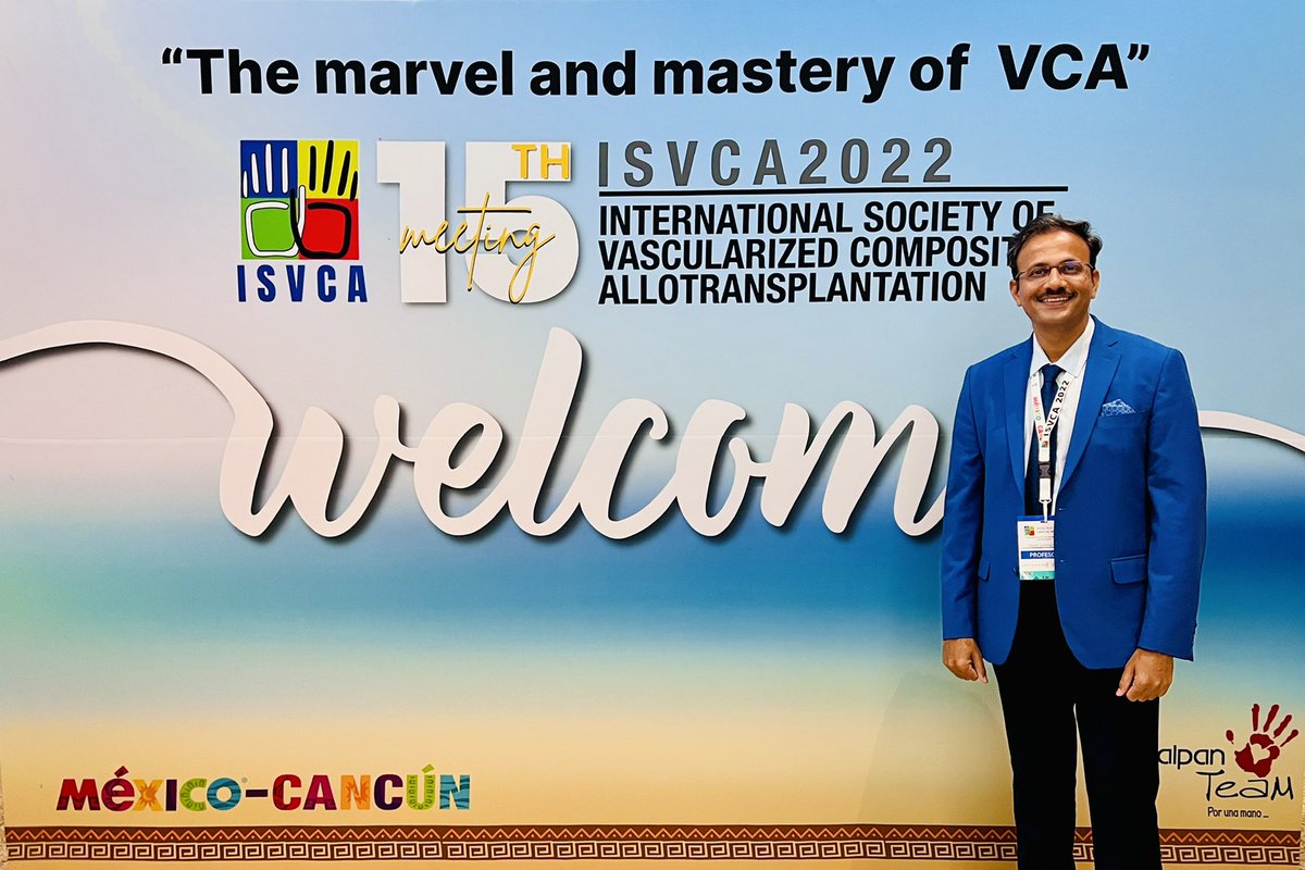 NileshSatbhai's tweet photo. #ISVCA2022
Learning from the pioneers & sharing our own perspectives!
Niche surgery, cutting edge technology Intense discussions & brainstorming sessions.
Future of #OrganTransplants lies here!
#HandTransplantation
#FaceTransplantation
#VascularisedCompositeAllotransplantation https://t.co/1DfdItdFkT