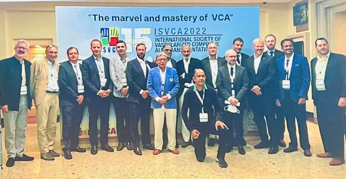 NileshSatbhai's tweet photo. #ISVCA2022
Learning from the pioneers & sharing our own perspectives!
Niche surgery, cutting edge technology Intense discussions & brainstorming sessions.
Future of #OrganTransplants lies here!
#HandTransplantation
#FaceTransplantation
#VascularisedCompositeAllotransplantation https://t.co/1DfdItdFkT