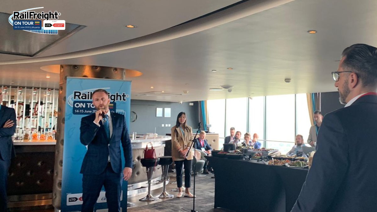 railfreightcom's tweet photo. Today we kicked off the RailFreight on Tour in Vilnius, Lithuania! The first day consisted of welcoming speeches, a tour through Vilnius, a VIP train ride and a networking dinner.
Tomorrow we will explore what Lithuania offers for rail freight during the conference!
#RFOT https://t.co/7X7lYBOBUI