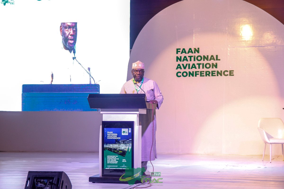 FAAN_Official's tweet photo. PHOTOS: The Minster of Aviation, Sen. Hadi Sirika declared open the FAAN National  Aviation Conference and  Investment Forum, today June 14th 2022. https://t.co/wMfNktthlD