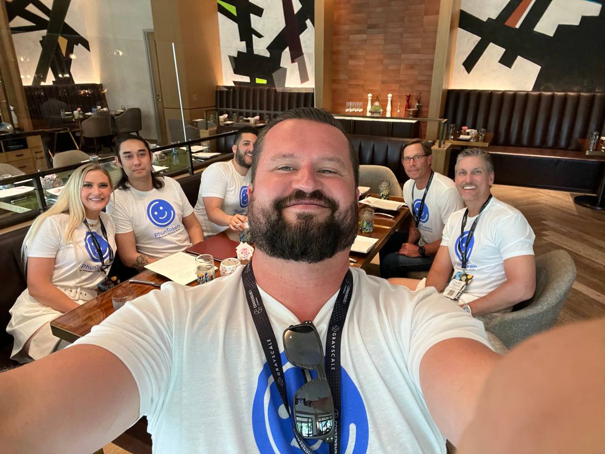 phunware's tweet photo. PhunToken by @phunware (NASDAQ:PHUN) just returned from a busy few days at #Consensus2022 in Austin, Texas - one of the largest crypto conferences in the US! Phenomenal conference - let's keep building the phuture!  
#PHUN #PHUNW $PHUN $PHUNW https://t.co/JAukPi7qod