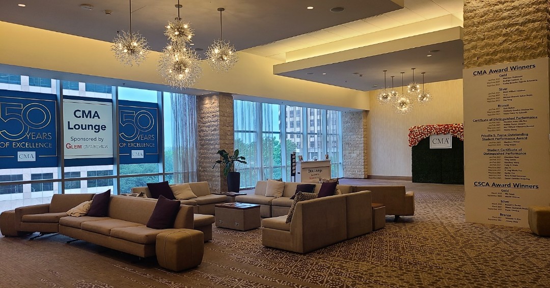 Gleim is excited to be at <a href="/IMA_News/">IMA</a>' Accounting &amp; Finance Conference! 

We're sponsoring the CMA Lounge—be sure to stop by! 
#IMA22