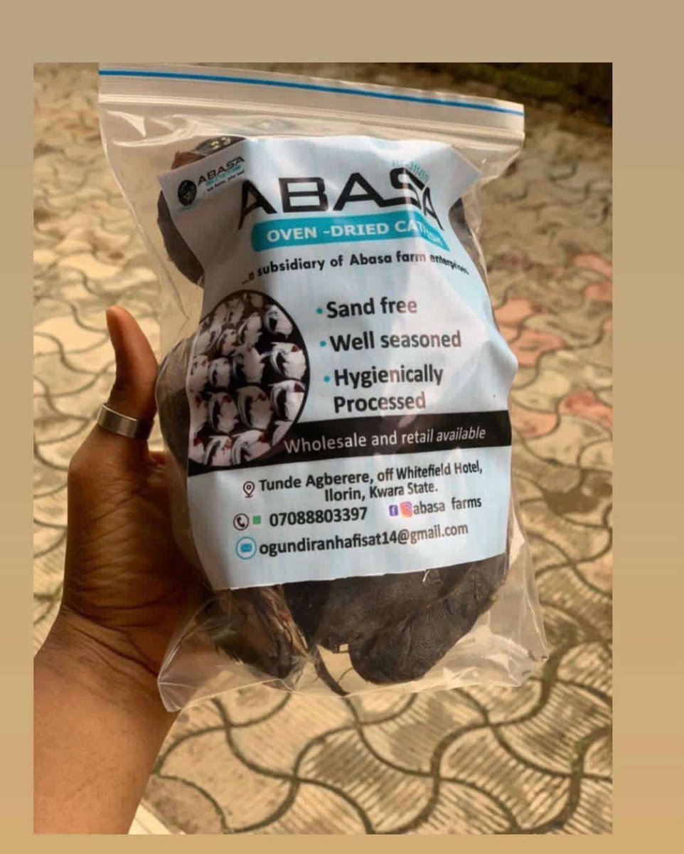 FarmAbasa's tweet photo. Our oven dried catfish is currently available in packs , boxed and in kgs! 

Kindly send us a dm to make orders or message us via 07088803397

PS- we deliver nationwide 👌🏾 https://t.co/jdn7bWsBfP