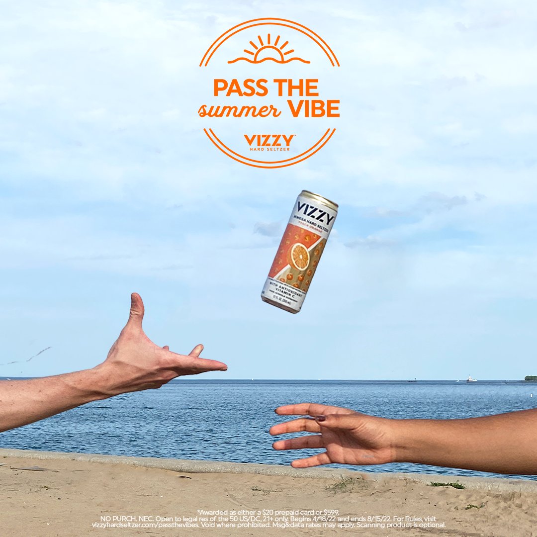 vizzyseltzer's tweet photo. We're tossin' you the chance to win Vizzy* on us👐 Enter by sharing a photo and entering an email. https://t.co/ZDLFcaR00a https://t.co/py5XpQrh0y