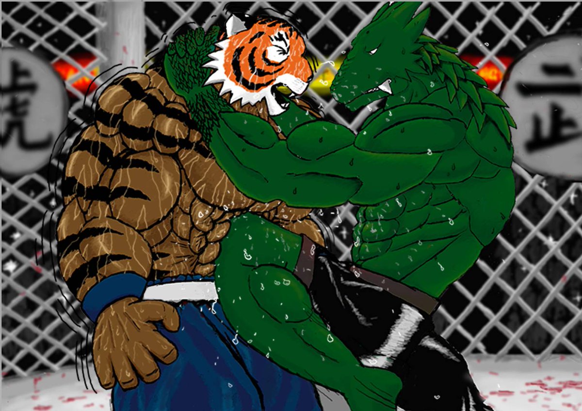 Tigermercenary's tweet photo. Old reward online!
I've uploaded one of the old reward "Battle in Cage", full version in Gumroad https://t.co/VAyKLNRisv https://t.co/VccjLzZEIB
