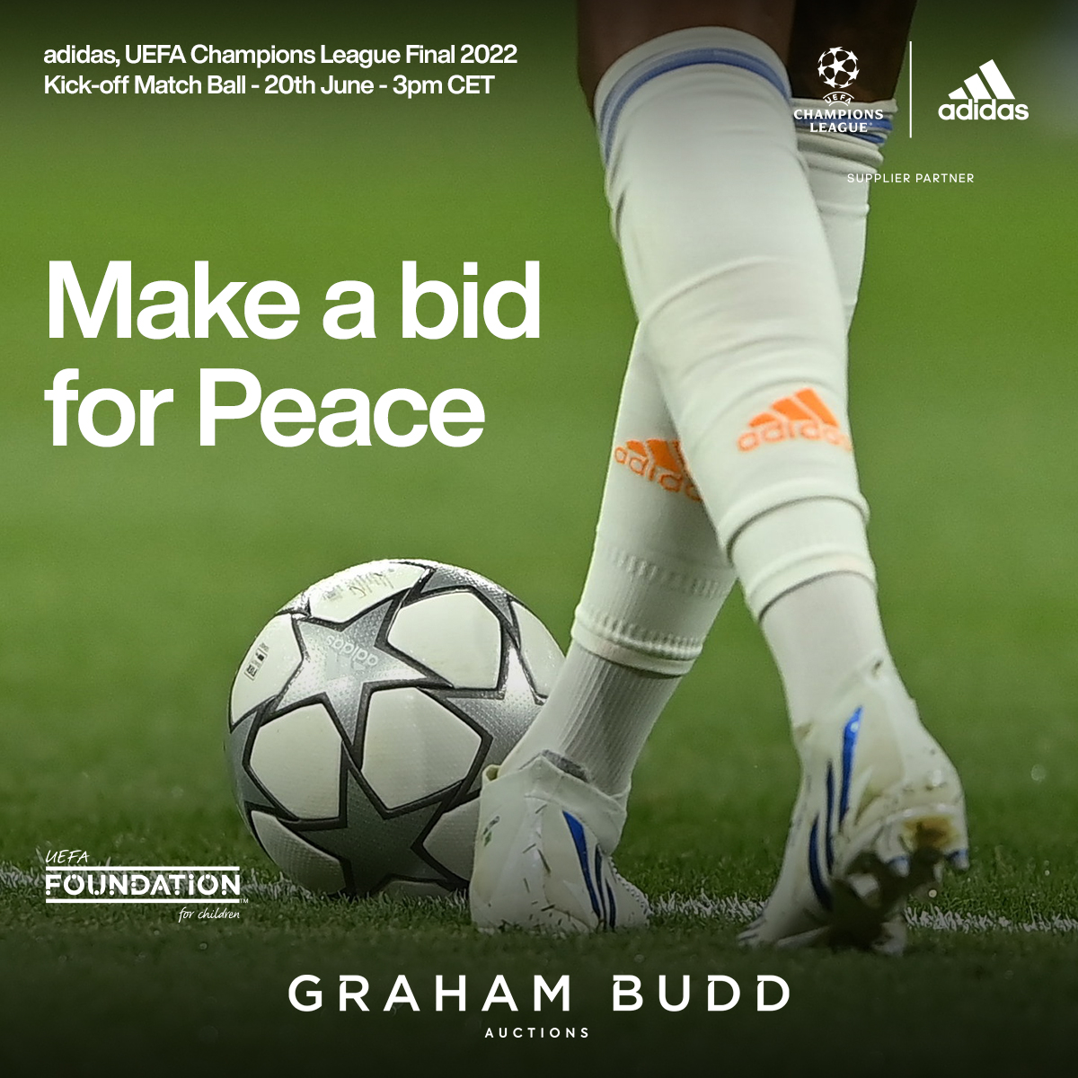 buddsauctions's tweet image. "Since it began, the love of the game has brought people from all over the world together through one simple object – a football"

Please share far and wide so we can all help to make a bid for peace. Support @Refugees

Register for this iconic auction at: grahambuddauctions.co.uk/auctions/2022/…