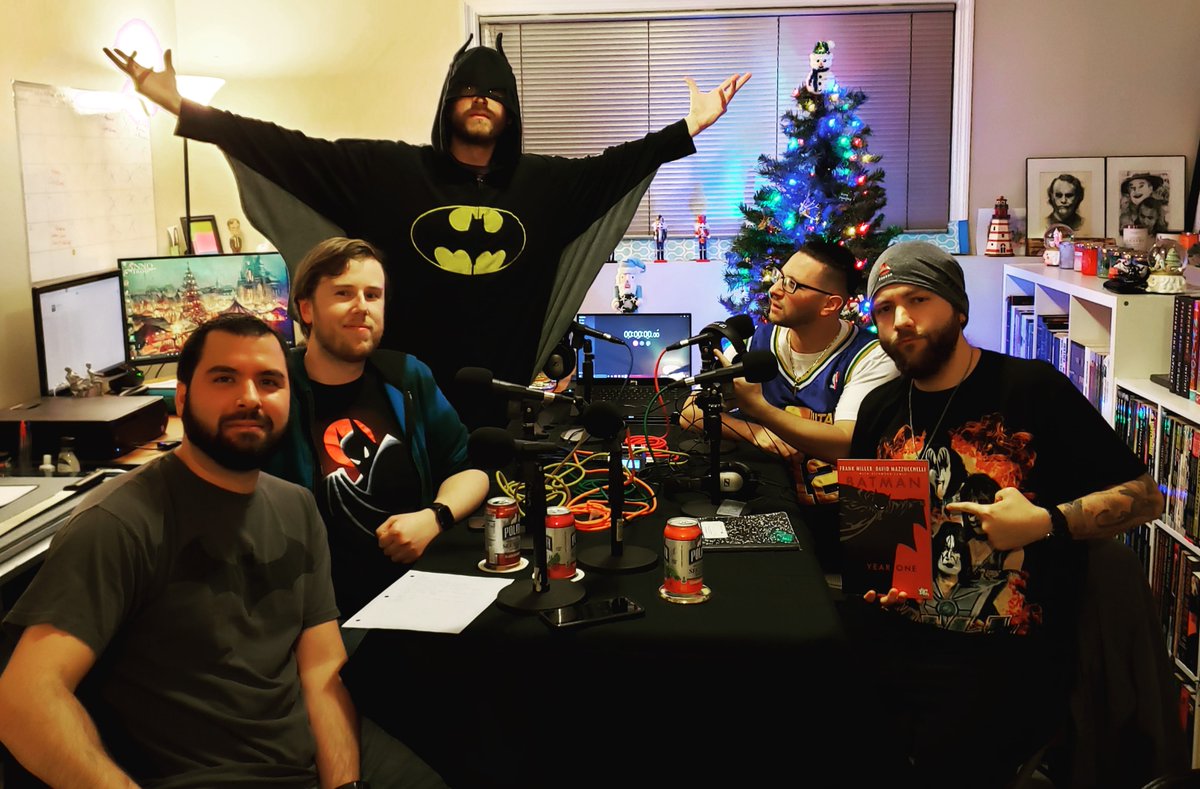 ThreeUglyGuys's tweet photo. I'M VENGEANCE!
We're back and have two friends joining us, Kyle and Dan! Listen in as we discuss everything Batman, from movies to television we cover it all. Ep 78 out now! #batman #thedarkknight #comicbook #superhero #dc @dccomics @warnerbrosentertainment @hbomax @batman https://t.co/PTqrkMpFIS
