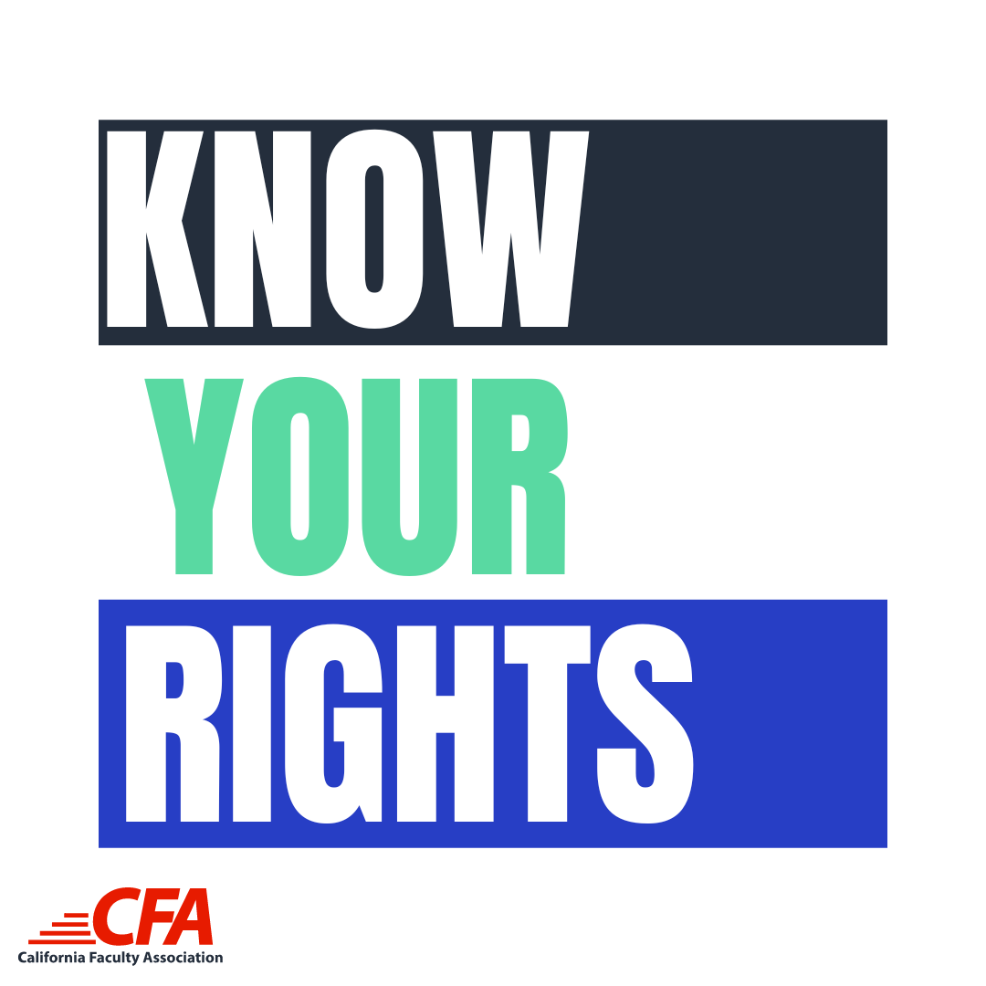 CFA_United's tweet photo. As the Spring 2022 term winds down and we head into summer, we offer a recap of the Faculty Rights Tips we have offered over the last few months.
Here's more: https://t.co/i2THncux0s #FacultyRights #CSUFaculty #KnowyourRights #DidYouKnow #CFA4Faculty https://t.co/n5g0rQ6rkp