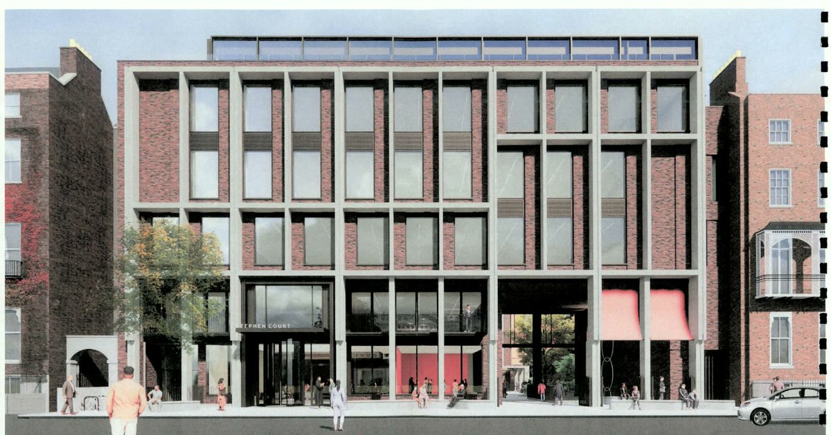 picturesby_JOE's tweet photo. OMG! Application to demolish #andydevane's Stephen Court. This is one of the case study buildings in Vol. 2 of #morethanconcreteblocks. Surely all of these should be listed or pending listing on the RPS? #disappearingdublin. Observations deadline 27 June.
https://t.co/NrPxTU3yon https://t.co/K6BIWPYnir