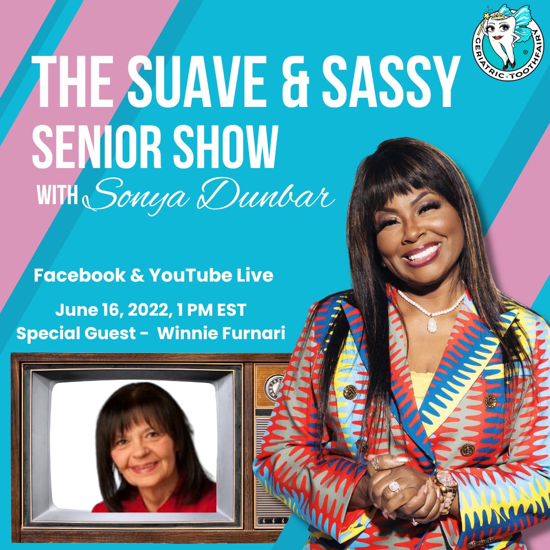 This week on the Suave &amp; Sassy Senior Show, I am delighted to be joined by my special guest Winnie Furnari - Clinical Professor at New York University College of Dentistry. 

Join us @ 1 pm (EST)

#suaveandsassyseniorsshow #tedxtalks #doctor