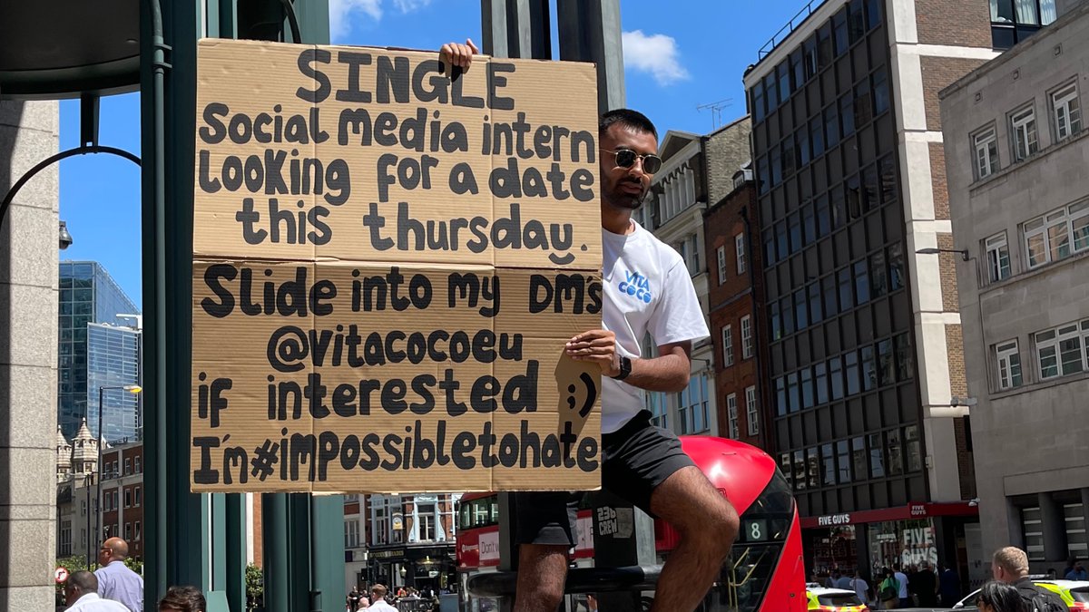 Spotted us at lunch at Liverpool Street? Thirsty for more? He’s impossible to hate, let’s find him a date.
Super excited to be joining forces with 
<a href="/thursdaydating/">Thursday</a> to bring you a Thursday in paradise, We're taking over Lost in Brixton to bring you the Good Taste Bar 🏝️