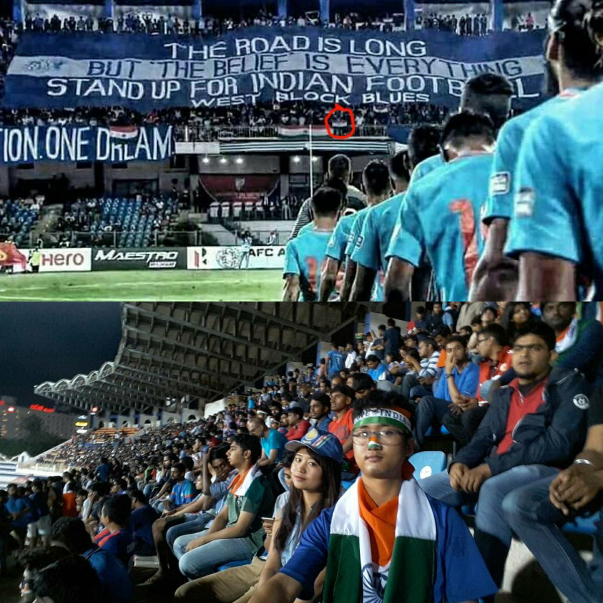 rolphhnamte's tweet photo. COME ON #INDIA
⚽⚽⚽⚽👏👏👏👏
 #ACQ2023 🏆 #BackTheBlue 💙 #BlueTigers 🐯 #IndianFootball ⚽ https://t.co/QTGYmZmGt0