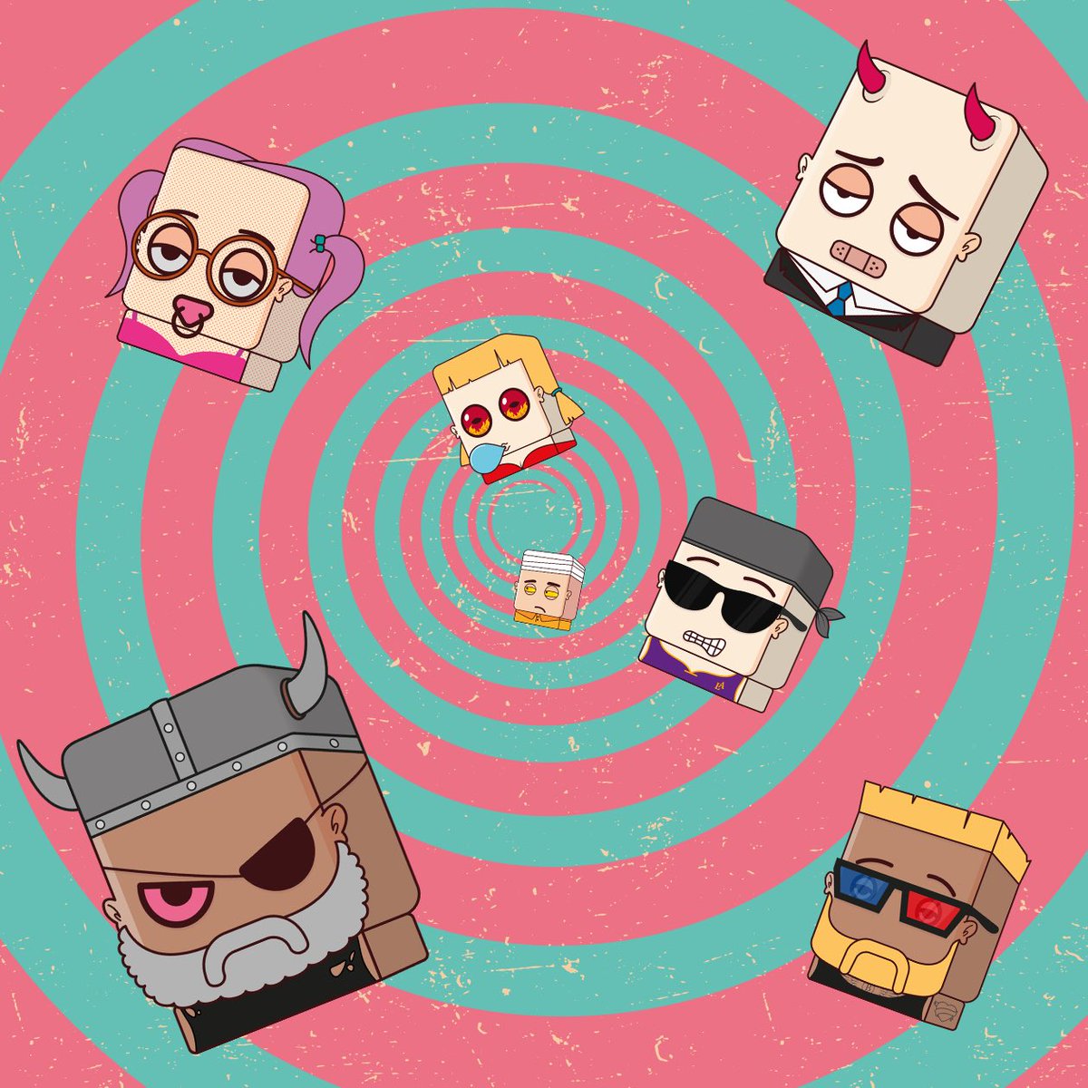 Boxies_Official's tweet photo. ATTENTION 📣❗️

Boxies can hypnotize you, be careful😵‍💫😅

#FreeMintMeta #NFTGiveaway #NFTCommunity #NFTs https://t.co/Q5HQKTCigJ