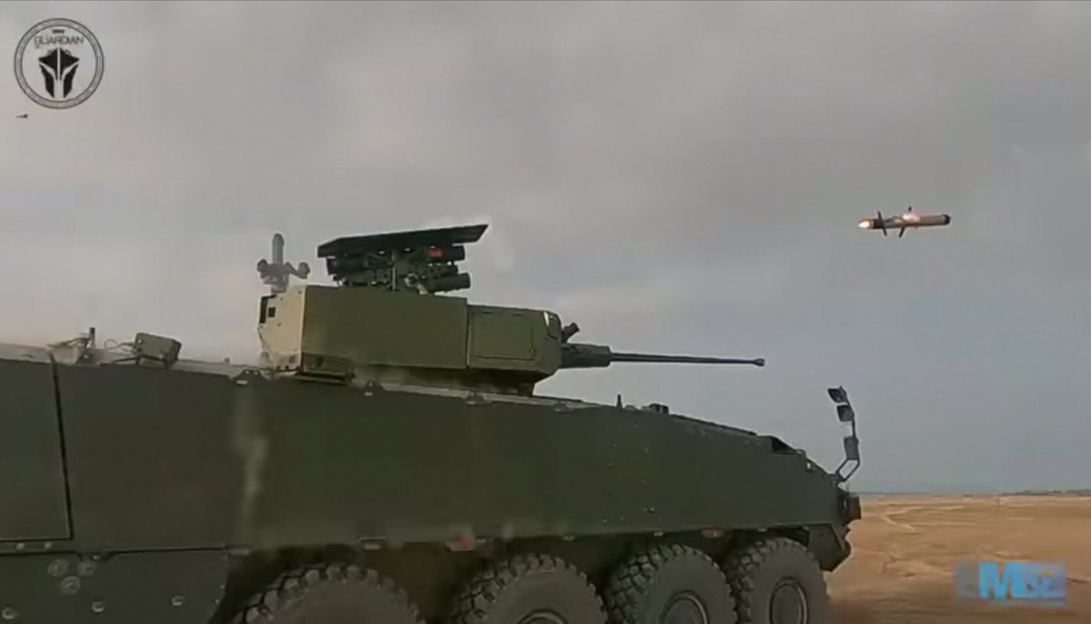 oscar198o's tweet photo. 🇪🇦VCR DRAGON 8X8 primer disparo @RAFAELdefense #spike desde @EscribanoMEC #guardian30 https://t.co/pPggEvpX8w https://t.co/kHhbcNeEWp