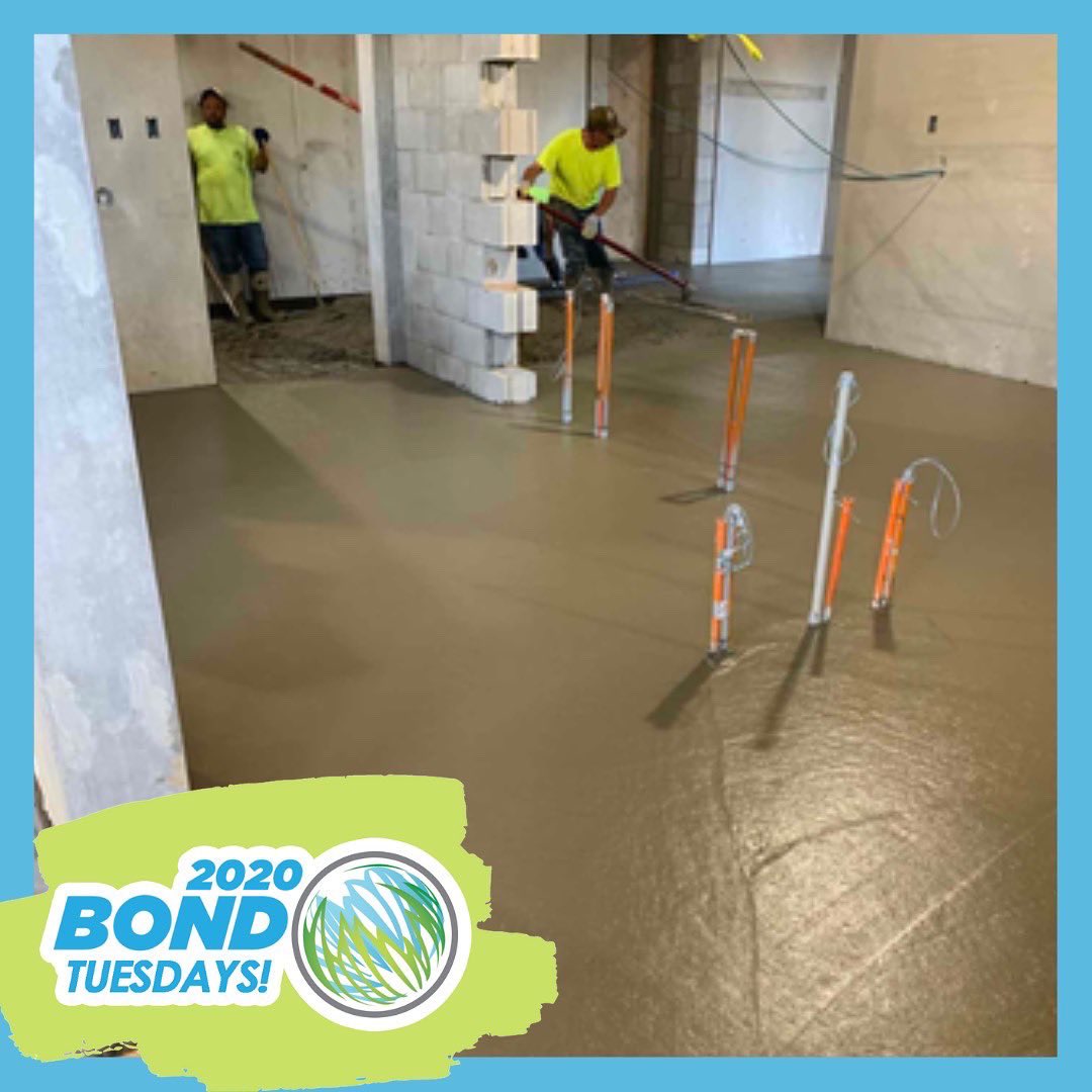 PCCS_Official's tweet photo. The new additions at Salem HS have new floors! Workers have completed the underground work at the high school and have poured concrete floors. #2020Bond #LearnPrepareThrive #PCCSCreatingtheFuture https://t.co/NkunwsSgyr
