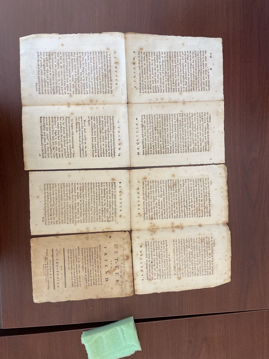 AdrianFinucane's tweet photo. A great start to week 2 of the Revolution in Books #NEH Summer Institute! Excellent talks from @jmadelman and Rob Parkinson, and some quality time with newspapers and pamphlets.
@NEHgov @FAULibraries #twitterstorians #revinbooks https://t.co/ThJCexaoFl