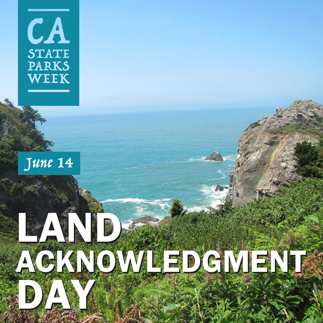 #CaliforniaStateParksWeek kicks off today with Land Acknowledgement Day! Join North Coast Redwoods at 1pm for a Facebook Live conversation where they will speak about how land acknowledgment is only the beginning of a process of healing and reconciliation: bit.ly/39lljd1