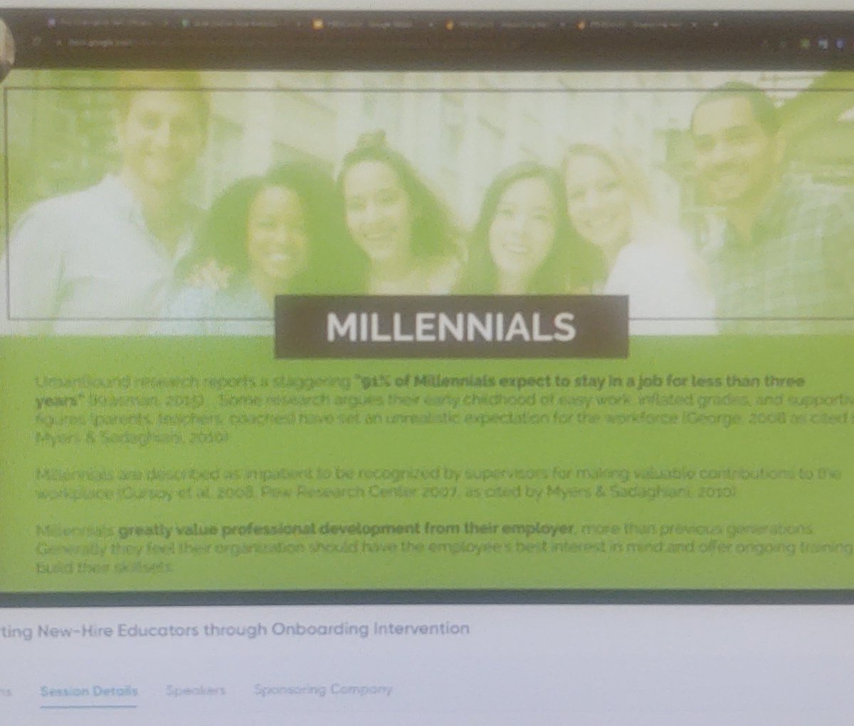 sanchez_tianna's tweet photo. Thank you @leannadmullen for your presentation today. I learned so much about Millennials and ideas for providing them with support. Would love to read your dissertation. #PBIScon22 https://t.co/OtPu3rhE8S