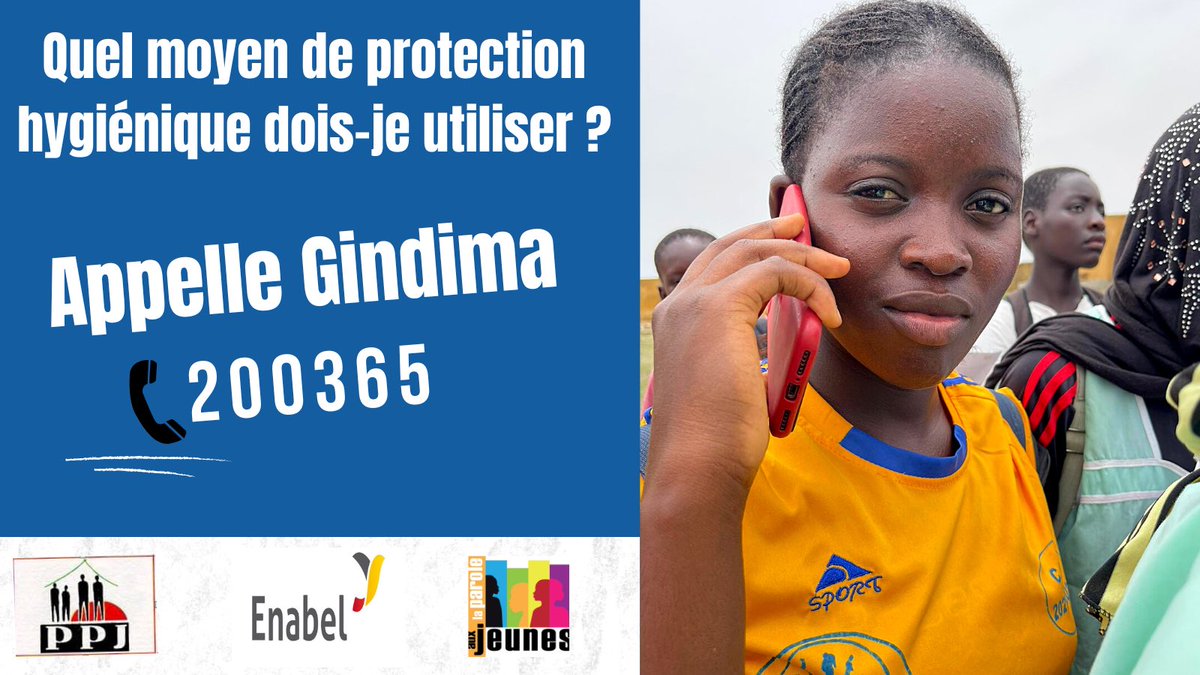 Paroleaujeunes's tweet photo. Est-ce que les menstrues font mal ? Avec #Gindima tu as des réponses claires. #Djo Appelle au 200365 c’est gratuit. https://t.co/mZMsmeZIqd