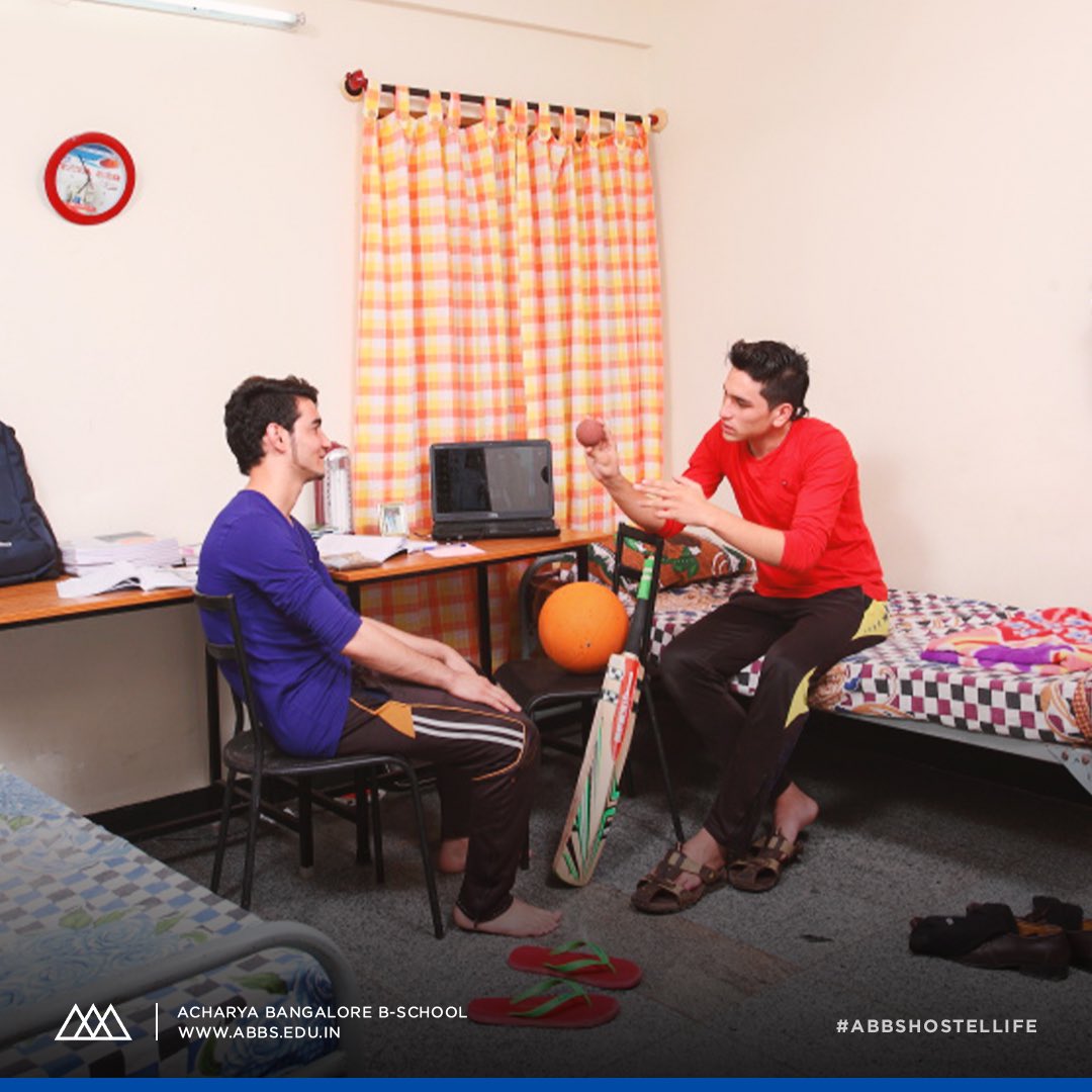 AcharyaBSchool's tweet photo. Hostel Life At ABBS Is Something! You Know If you Know!
.

One of the best things college has to offer is community living.
We at ABBS want to help you make a home away from home and we endeavour to make your transition as seamless as possible.. 
.
.
#abbs #abbscampus #bschool https://t.co/lMDa1Dqct5