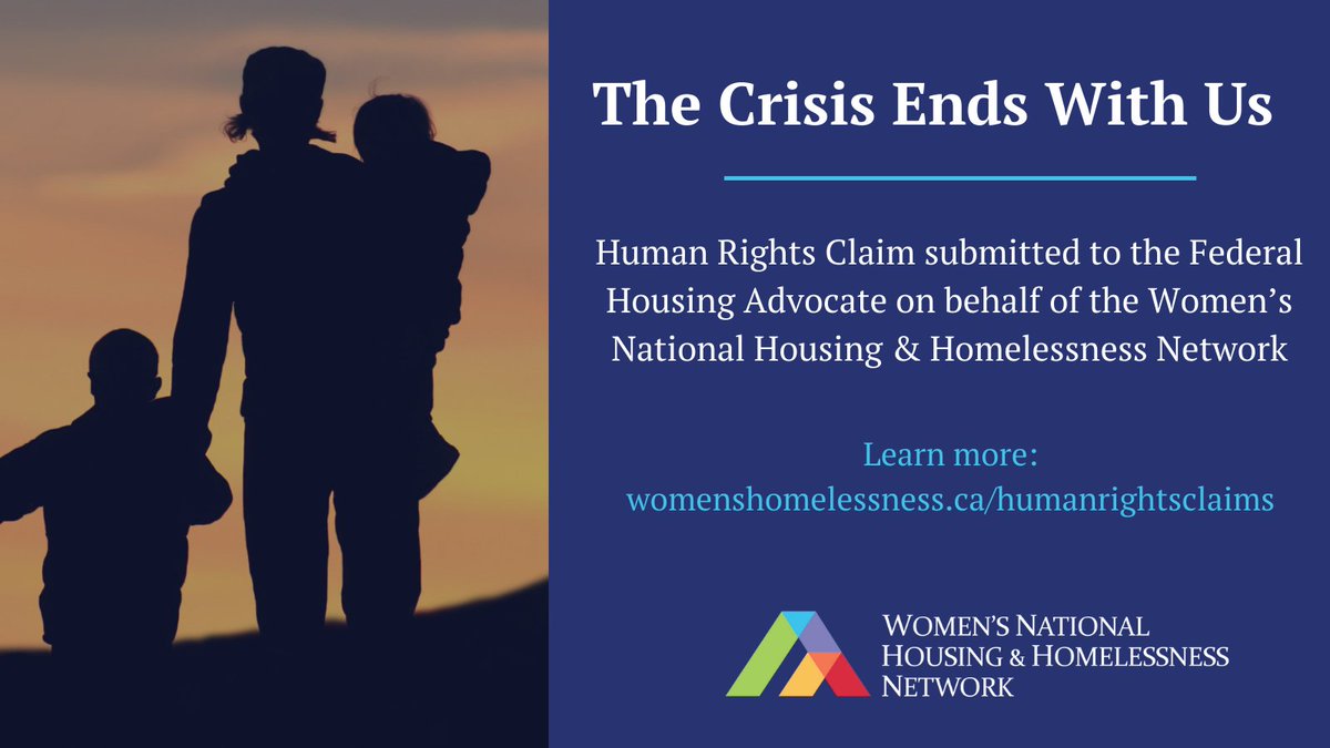 WNHHNetwork's tweet photo. 📢 Thanks to a taskforce of incredible humans, our Network submitted a Claim to the Federal Housing Advocate because the NHS is failing those suffering the most from the housing crisis: low-income women, girls & gender-diverse people.
More: https://t.co/qKQArWqseO #endswithus/3 https://t.co/dtWfdi0Hqy