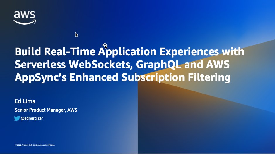 3⃣2⃣1⃣ Countdown! 2 days to go, there's still time to register. Join me for a session to learn more about building engaging user experiences with serverless real-time.
go.aws/3taQ770