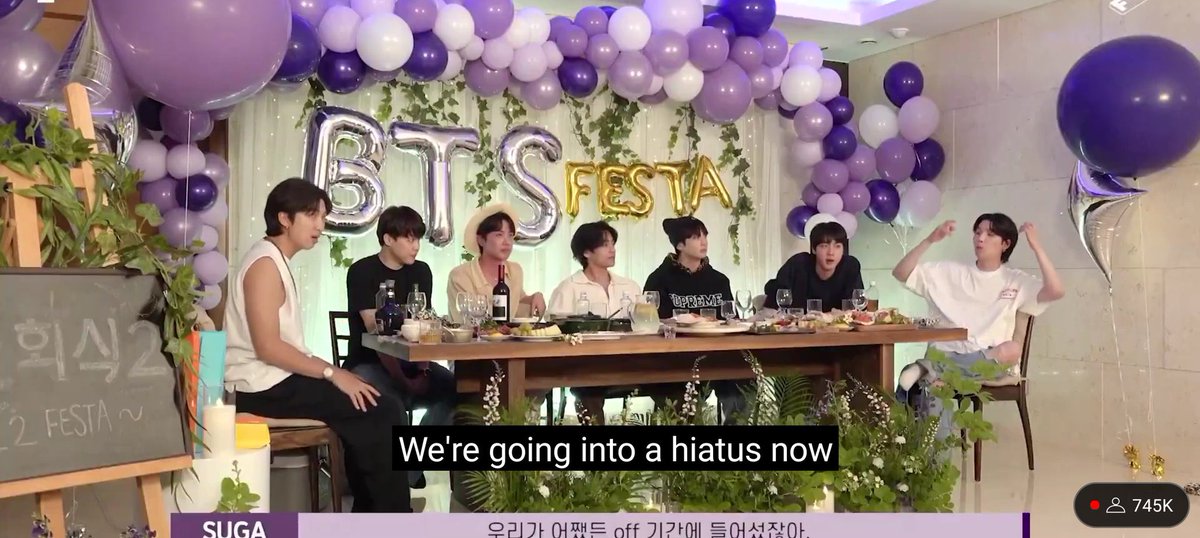 It was an exhausting run for the past 10 yrs as a group with lot of memories we made together. Now, let’s start to run in our own pace until we meet again as BTS and ARMY together 💜 @BTS_twt rooting for all 7, forever 🥹