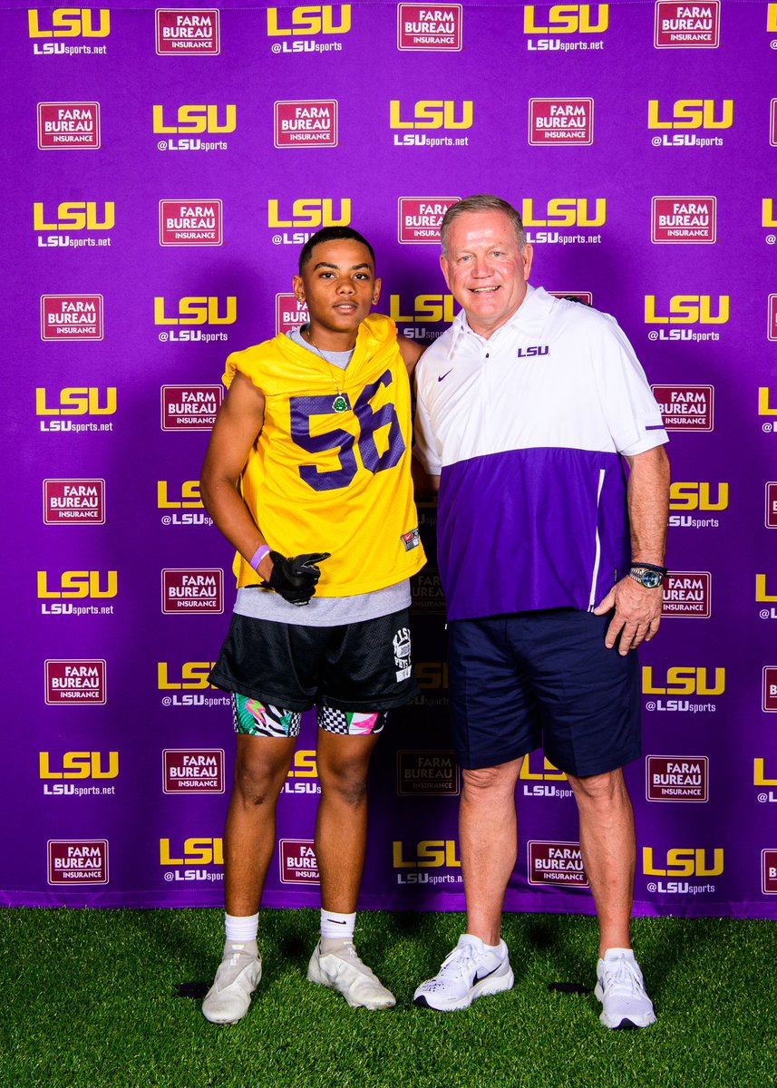 Had a blast <a href="/LSUfootball/">LSU Football</a> <a href="/CoachBrianKelly/">Brian Kelly</a>
