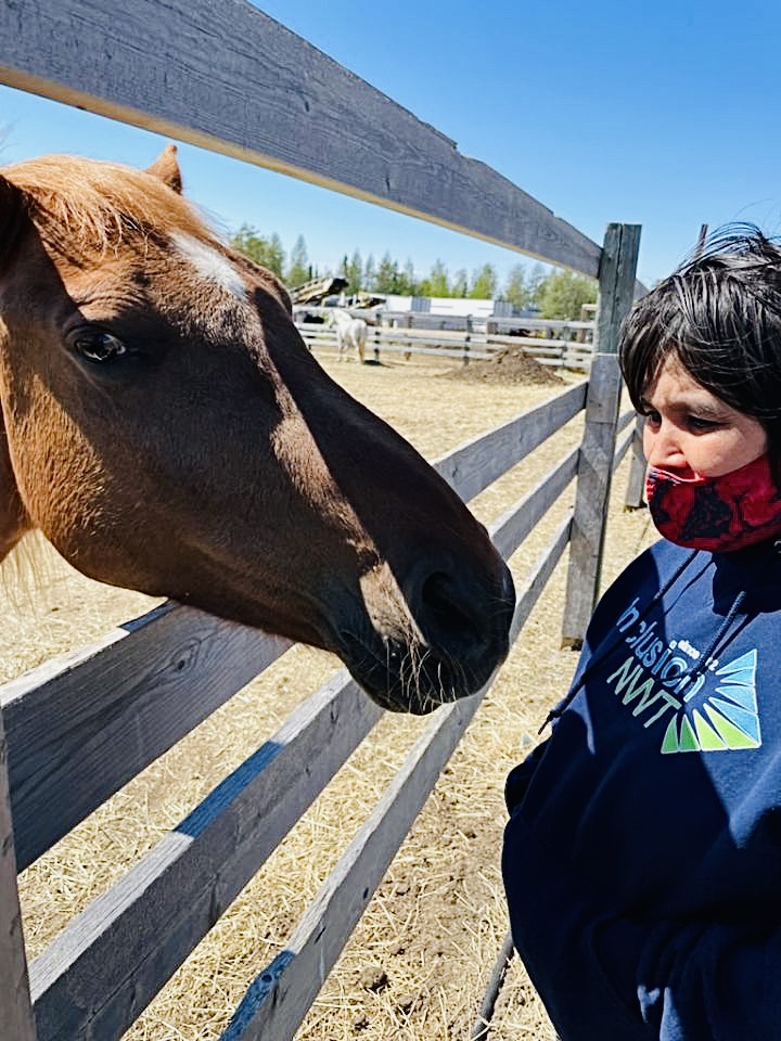 InclusionNWT's tweet photo. Clara and Terry enjoyed a visit with the horses during a courier delivery at North Country Stables, as part of their role as members of the Inclusion NWT Business Services Team.
#equinelife #courierservice #sunnyweather☀️ #InclusionMatters https://t.co/ea7HXBcliZ