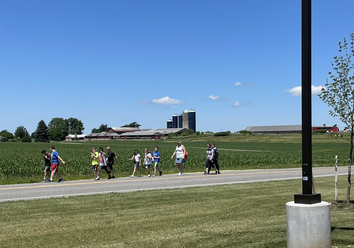 Things are in full swing here at the <a href="/OAhornets/">Oakfield-Alabama MHS</a> <a href="/OaElem/">OAElem</a> PTO/Health&amp;Wellness Flag Day Walkathon!
💙💛 🇺🇸🇺🇸