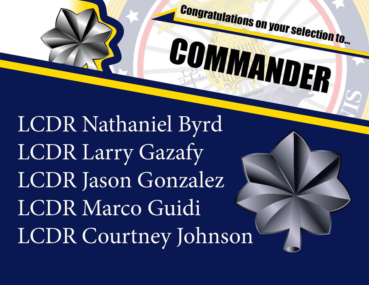 stennis74's tweet photo. Good afternoon family and friends. Help us in congratulating our newly selected Commanders here in the Stennis! 
#lookahead #stayahead #setthestandard https://t.co/tU2SCZpfEq