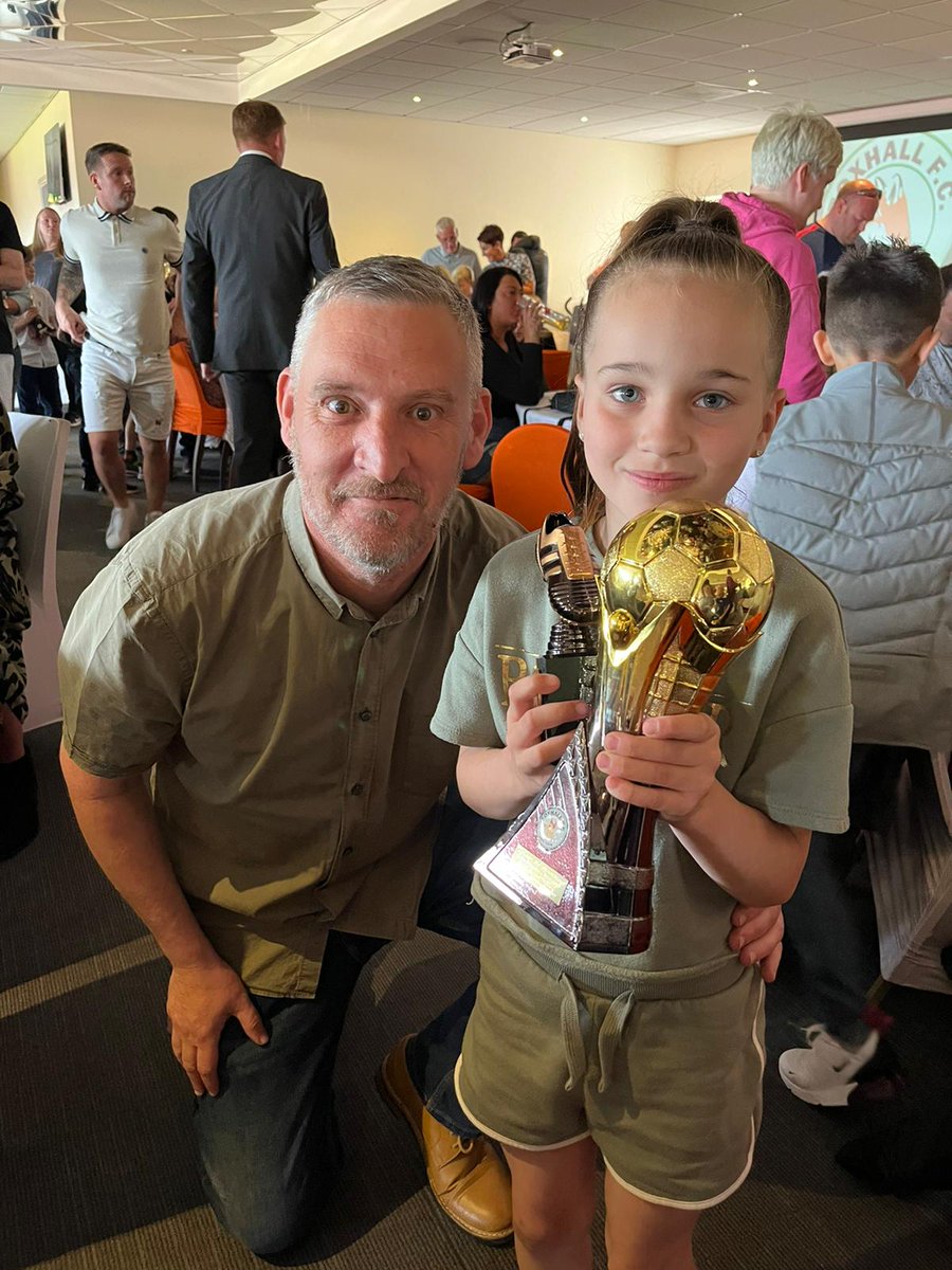 pnefc1973's tweet photo. Hallie plays for my Foxhall U8's #grassrootsfootball team. She just loves playing football &amp; being part of our team. She sometimes needs a confidence boost playing in team full of lads. If you could like &amp; maybe say 'Well done Hallie' I'll show her on Wed at training. 🙏💚⚽️ https://t.co/m9OB6jAm7F