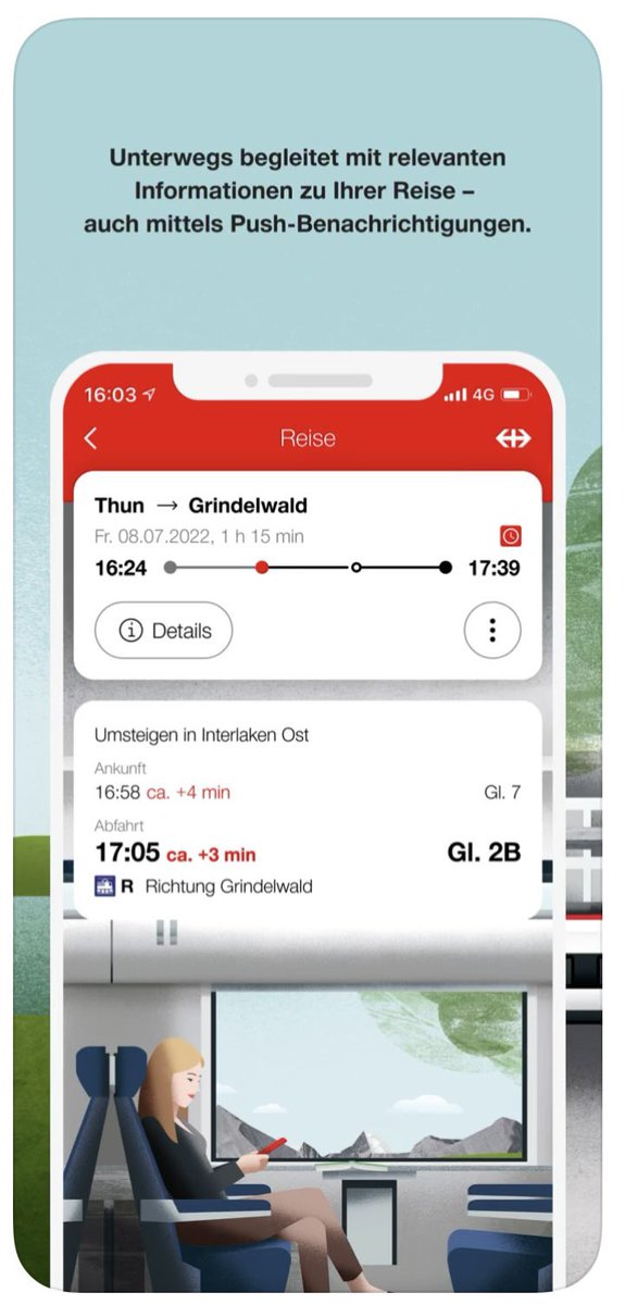 brunospicher's tweet photo. Die „SBB Preview“ App kommt im neuen Design und ist noch benutzerfreundlicher… 👍🏼😊
einfach in den Stores herunterladen und testen. 

https://t.co/olnuGUTYjn

#SBBPreview #SBBMobile https://t.co/NdiXJxupOc
