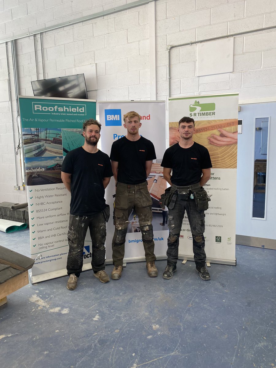Another great day with Skillbuild Regional Heat for the Roof Slating and Tiling at South Lanarkshire College. Congratulations to the lads, college staff and sponsors for all the enthusiasm and help showcasing the industry!