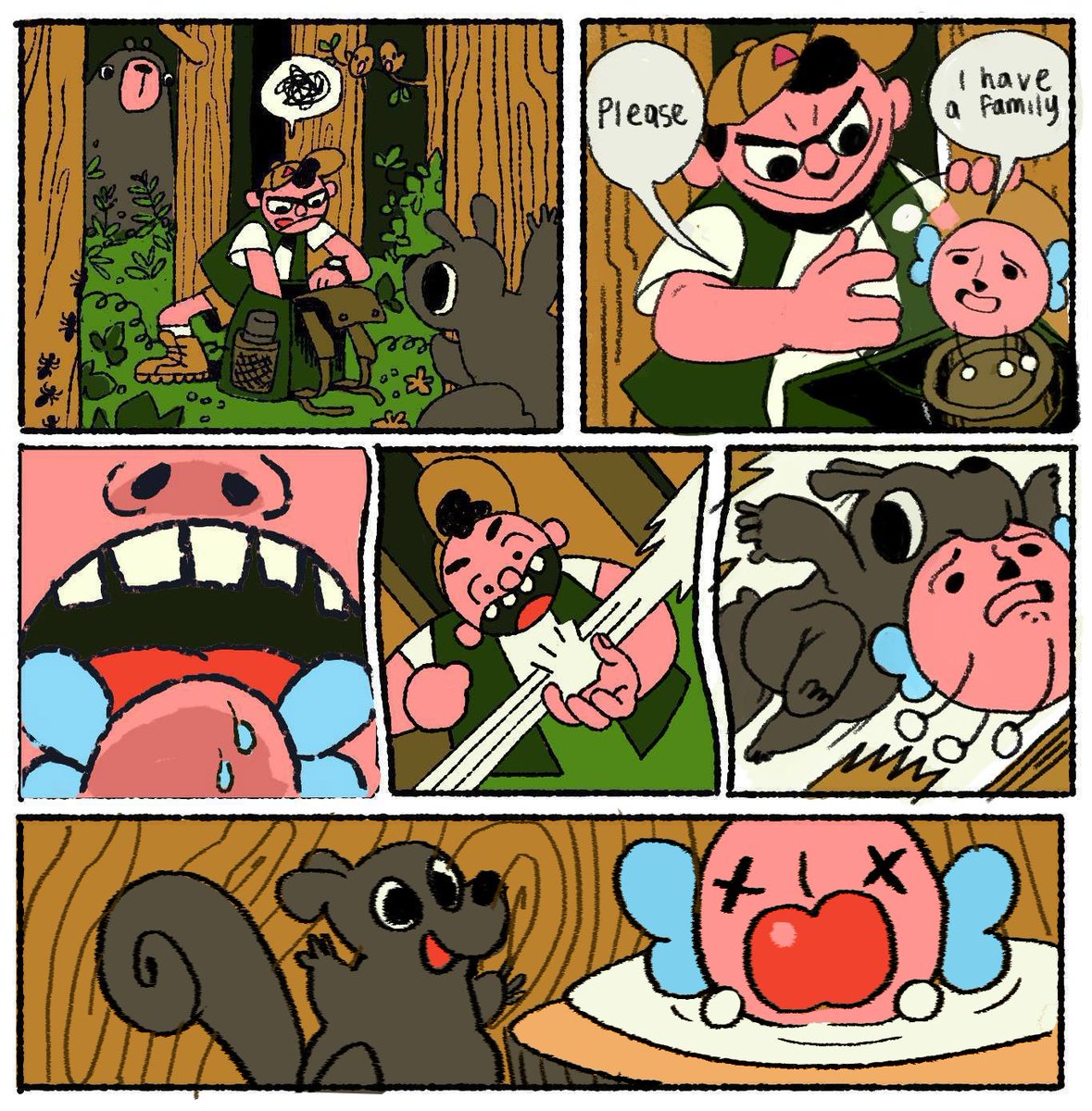 Forgot if I ever shared these comic pages experiments we created. Each one of us set up the style for each page then pass it around and draw a frame on the next one. I started the first one the second one is by my buddy @johndepianto and the third one by our friend David Jones. 