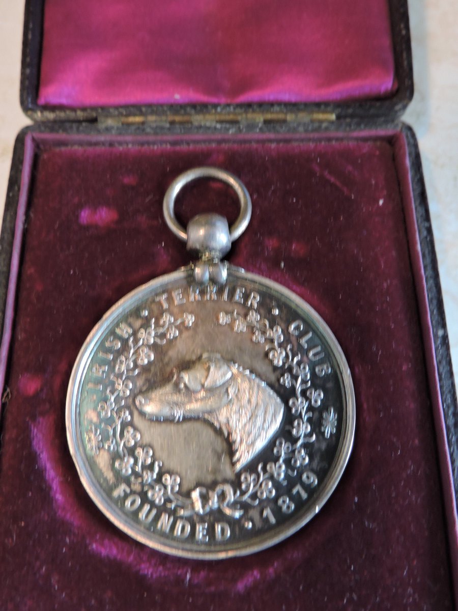 MariansEtsy's tweet photo. Thanks for the kind words! ★★★★★ "Excellent antique C1891 Irish Terrier Club award medal! Plus lightning fast shipping! Love it! Thanks so much!!!" rwmtophat https://t.co/OAv19xkcAn #etsy #silver #trophycoin #irelandaward #collectorcoin #collectibleaward #originalcase https://t.co/DnU7nDKe5O