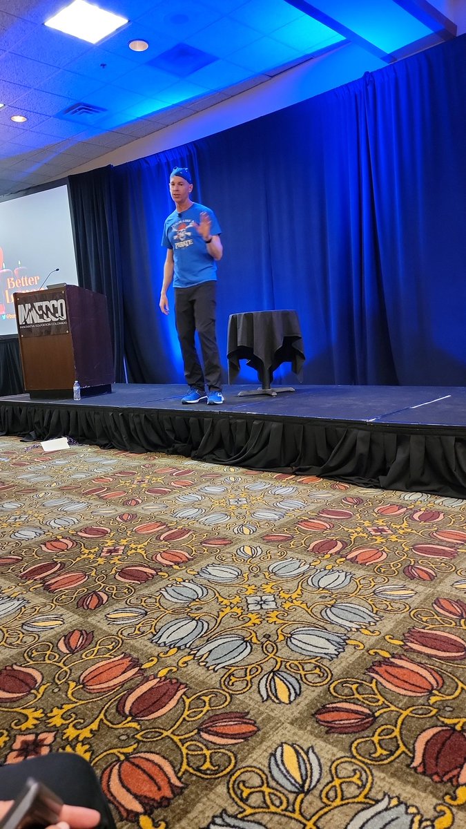 JulieStewartEDU's tweet photo. So excited to be listening to @burgessdave at #innedco2022. Time to learn more and brush-up on my educator pirate skills! #teachlikeapirate #tlap #educatorlearning https://t.co/JNRanQCBNh