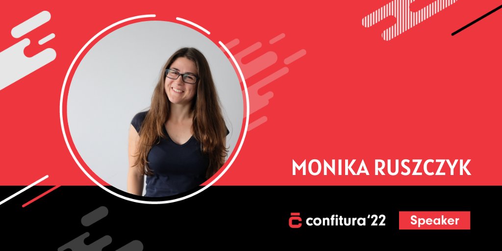 She works at @TouK_pl. Fast learner, perfect listener and a real team player! We are happy to announce that Monika Ruszczyk joined #confiturapl as a speaker. If you want to learn how to manage L10N, T9N, I18N or G11N challenges while developing a backend app, join us as well!