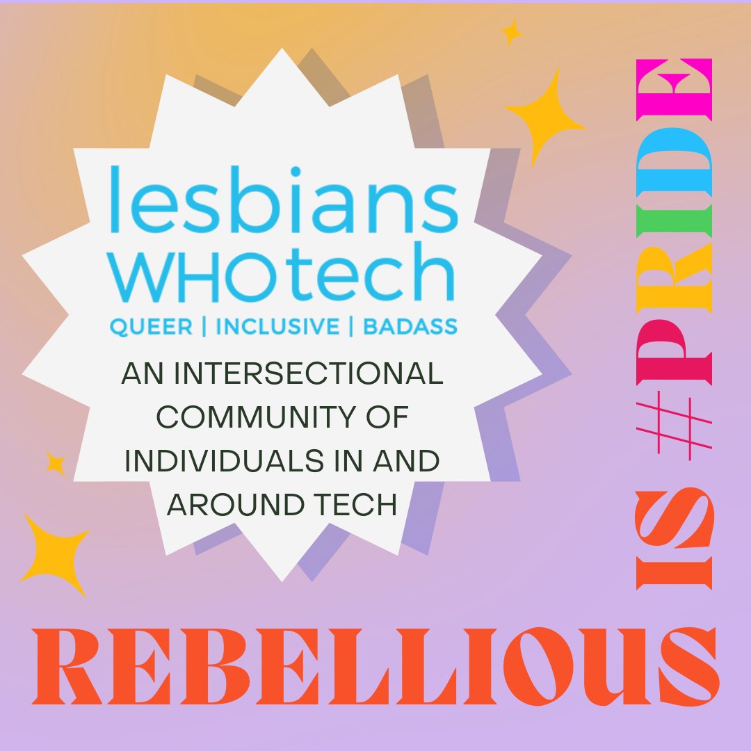 rebelliouspr's tweet photo. Next up in our #pride highlights is @lesbiantech! Lesbians Who Tech &amp; Allies is a community working with the goal of visibility, diversity, and advancement for the benefit of lgbtq+ women, poc, and nonbinary individuals in tech. You can learn more at https://t.co/wnxpqkuGGV 💪 https://t.co/nctpM4nE4i