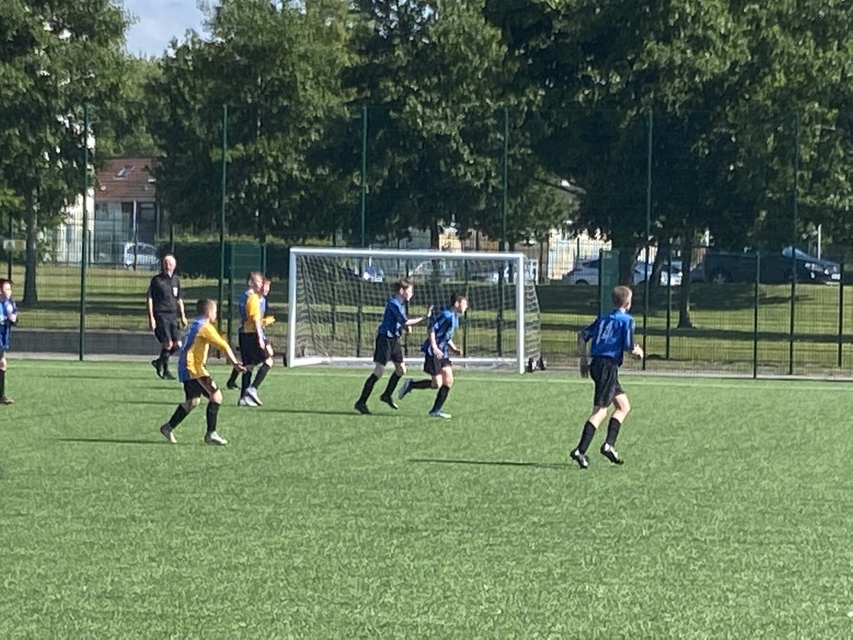 HalewoodPE's tweet photo. All Saints levelled after a great save from Bullock but we were ahead again after a brilliant move was swept home by Riley! An outstanding squad effort! A special mention to Bullock, Berry, Kilgallon and Dobie! Let’s look forward to the semi finals! Mr Rylands is very proud! https://t.co/dXIHLZfkXl