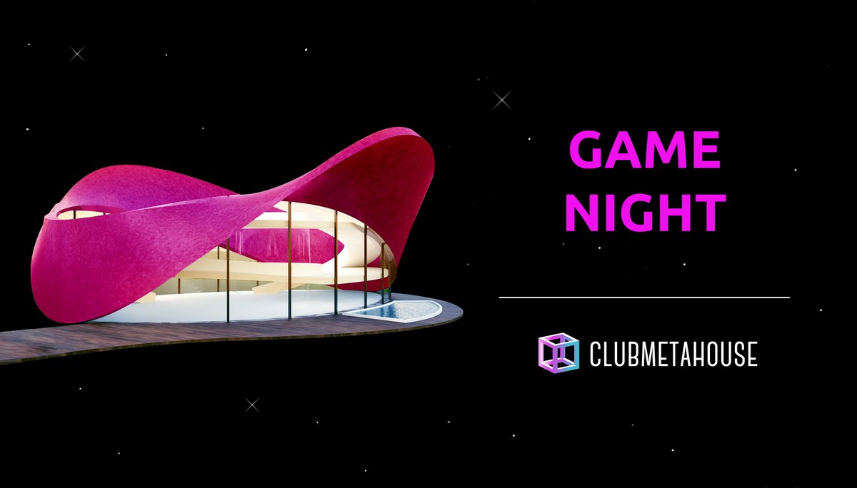 ClubMetahouse's tweet photo. GAME NIGHT ANNOUNCEMENT 📢📢

Today at 8PM CEST / 2PM ET,  we are hosting our first Games Night for you on our Discord server, where you will be able to win a post on our whitelist!

 If you want to find out more details, visit our Discord 🏠https://t.co/ZwgoV5HuCs https://t.co/oUQQ5TKHju