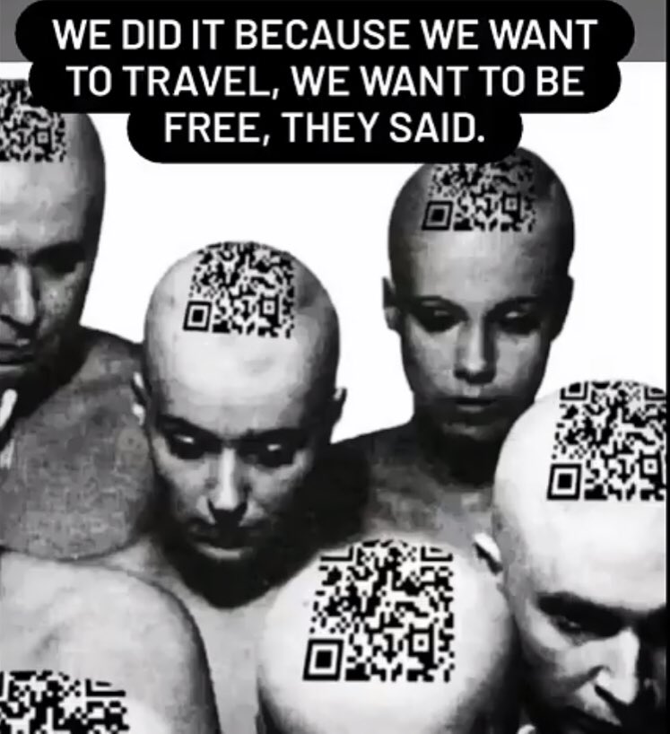 peakpilot's tweet photo. Are you getting it yet, #Canada?
Chinese-style movement restrictions - thatโs what this #Liberal woke, broke, government want for you. And your money.
Theyโll just turn your Covid health app/code red.
#WakeUpEverybody
#cdnpoli #cdnmedia #NoQRCodes #NoCovidPass #NoHealthPass https://t.co/SKcWpLSClq
