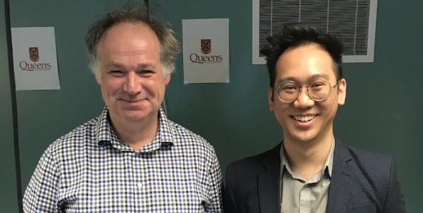 QueensPathology's tweet photo. Congratulations to new PMM graduate Dr Justin Wong ! Working on "High-dimensional analyses of microRNAs in lung neuroendocrine neoplasms" Justin is the first hybrid bench/comp PhD graduate from @RenwickLab. https://t.co/cx6WBYjq42