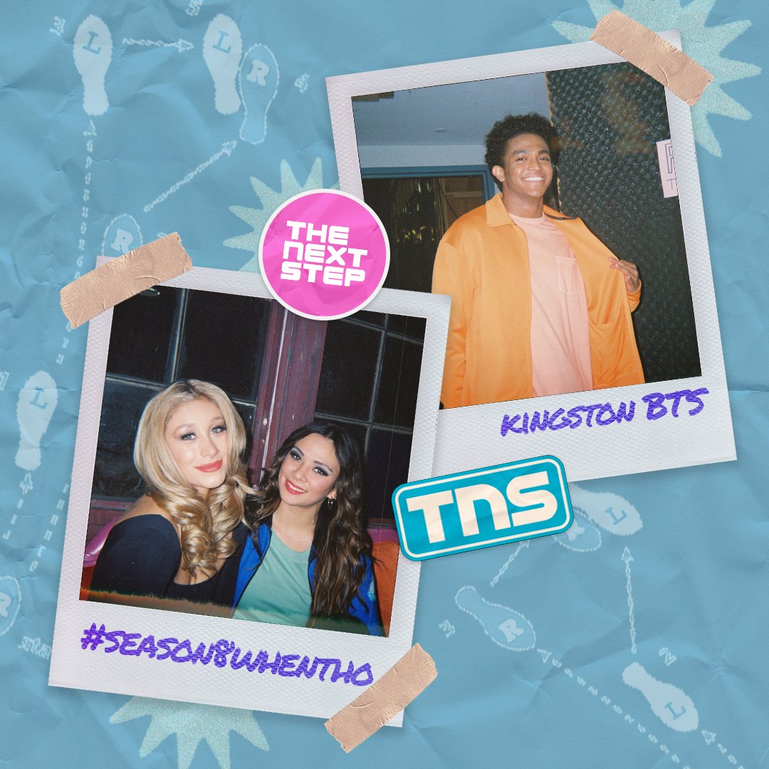 thenextstep's tweet photo. Smile for the camera! We love these BTS moments captured by the cast filming season 8. Who's excited?! 📸📸📸 https://t.co/KivuPh857b