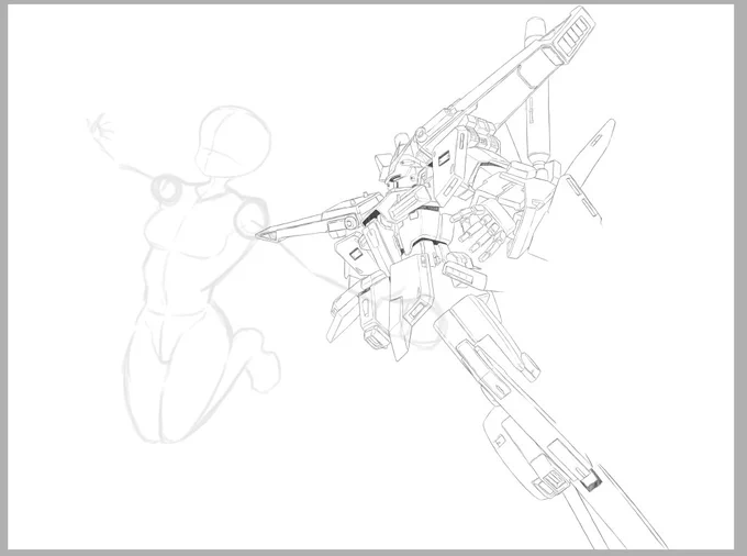 ここまで描けましたw 