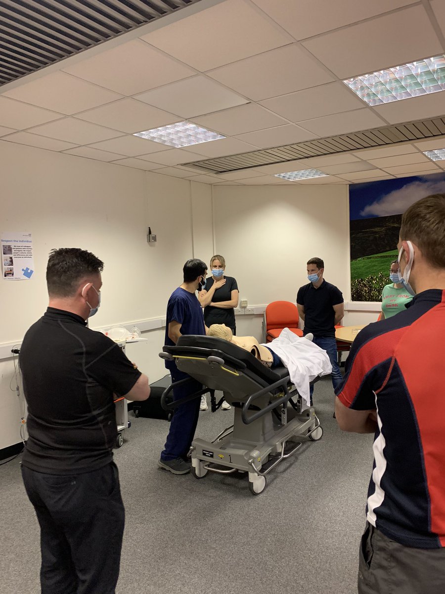 Trauma / ILS / Red flag update day…. With some 2 touch footy in the mix for the UTC physio team. Thanks Becs for the input