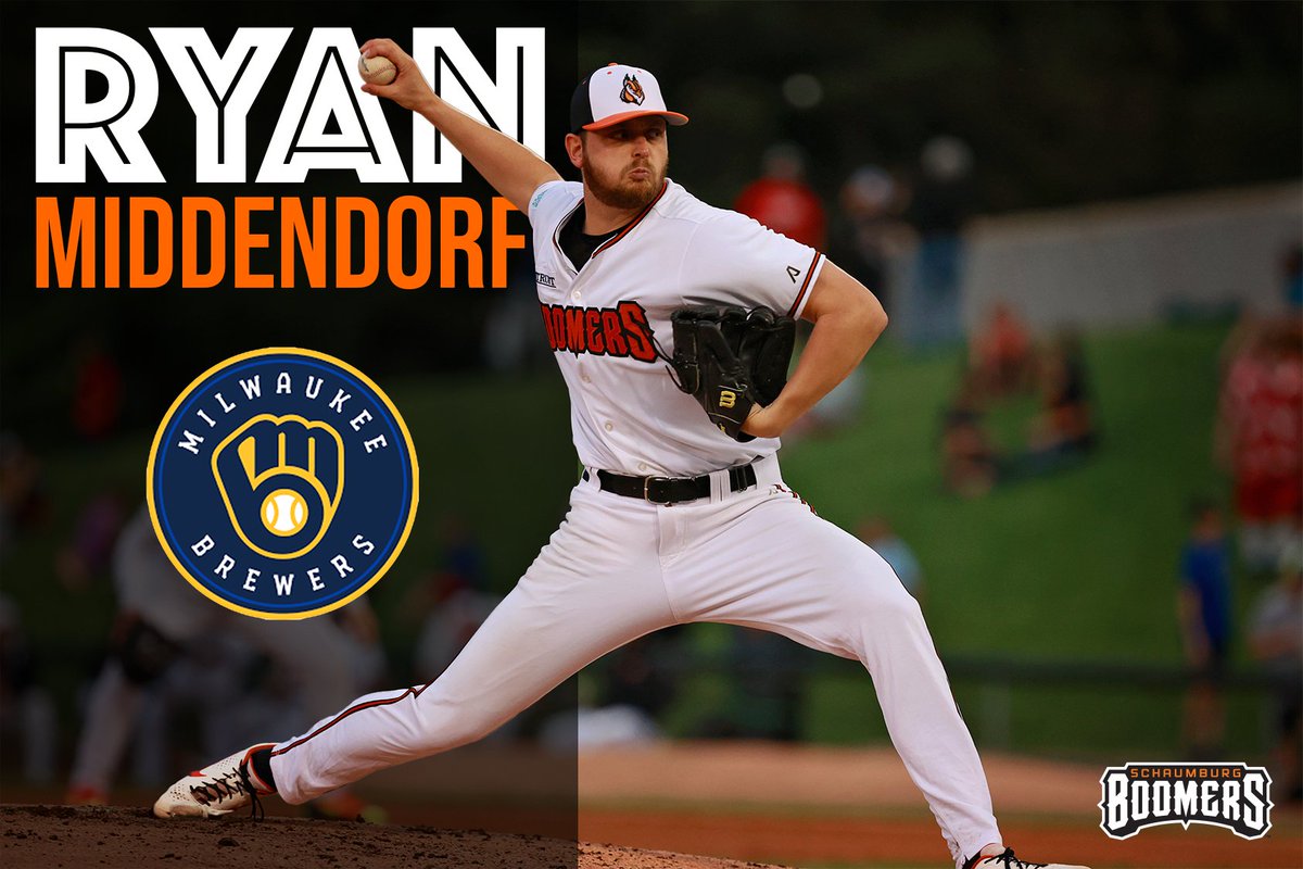 Right handed Pitcher Ryan Middendorf has signed with the Milwaukee Brewers! We wish you all the best Ryan! #B4L